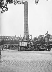 Frihedsstøtten monument on Vesterbrogade before relocation in Copenhagen