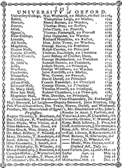 Fleuron from 1774 pocket calendar book showing decorative typography