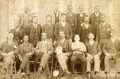 Students at Leonard Medical School late 19th century