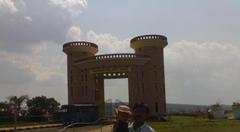Almatti dam on the Krishna river in India