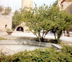 Scenic landscape in Azerbaijan 1987 with lush greenery and majestic mountains