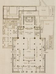 Floor plan of La Laguna Cathedral and Capitular Houses after 1809