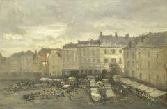 The Grote Zavel in Brussels oil painting by Guillaume Vogels