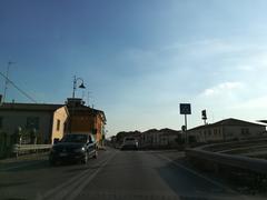 Historic buildings and traditional architecture in Battaglia Terme, Italy