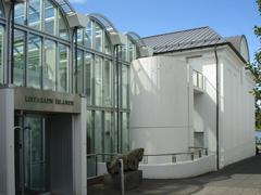 National Art Gallery building in Reykjavik, Iceland on a clear day