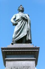 Adam Mickiewicz Monument in Kraków, Poland