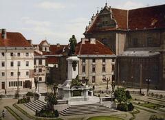 Warsaw Mickiewicz Monument 1900