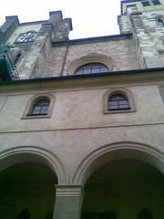 St Gilles's Church in Prague with its distinct gothic architecture and spires