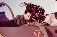 General Minusepehr in Tomcat cockpit 1977