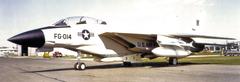 Grumman proposed USAF ADCOM F-14 Tomcat interceptor mock-up from 1972 with Aerospace Defense Command livery at Grumman Calverton test facility