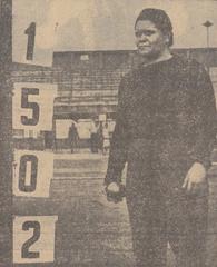 Ana Coman competing at the 12th edition of the Republican individual athletics championships