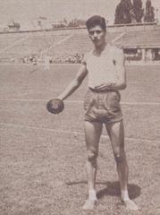 Silviu Hodoș standing on Stadionul Republicii in Bucharest