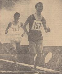 Zoltan Vamoș competing at the 12th edition of the Republican individual athletics championships in 1959