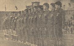 Romanian handball team at Stadionul Republicii, Bucharest, 1962