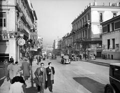 Stadiou Street Athens 1930s vintage cityscape