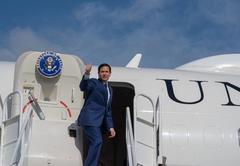 Secretary Marco Rubio departing from Albrook Airport in Panama City, Panama on February 3, 2025