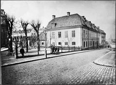 Maria Magdalena cemetery with parsonage on the east side around 1895