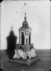 Model of the tower spire of Maria Magdalena Church in Stockholm from 1800 based on a 1769 drawing