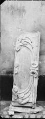 Sculpted stones from a cemetery gate dated 1651 from Maria Magdalena Church in Stockholm
