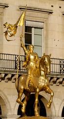 Equestrian statue of Joan of Arc by Emmanuel Frémiet at Place des Pyramides Paris