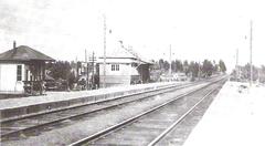 Old Pukinmäki railway station in the 1920s