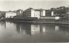 River Vialla and Slushka Palace in Vilnia from 1912-16