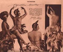Promotional poster of Spanish dancer Isabelita Ruiz performing at Teatro Maipo in Buenos Aires in 1931