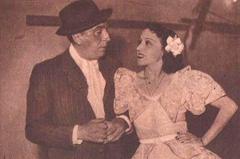 Argentine actor José Pepe Arias and Spanish actress Rosita Moreno in Hollywood a la vista magazine, Teatro Maipo Buenos Aires 1938