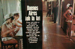 Behind the scenes of a Buenos Aires revue at Teatro Maipo in 1966
