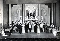 Scene from 1936 Cabaret revue at Teatro Maipo Buenos Aires