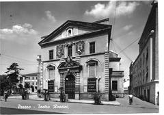 Teatro Rossini in Pesaro Italy exterior in 1956