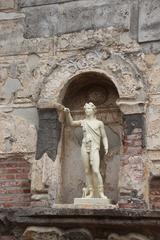 Marble statue of Bacchus with his panther from the Temple of Isis in Pompeii