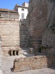 Ruins of the Thermes de Constantin in Arles, France