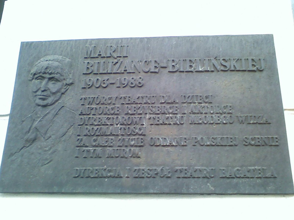 Polish actress and director Maria Biliżanka portrait