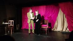 Olivier Barrot and Judith Magre on stage at Théâtre de Poche-Montparnasse on July 8, 2024