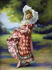 French actress Amélie Diéterle in 1905 as Betsy in La petite Milliardaire