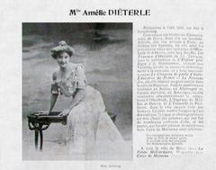 Amélie Diéterle in 1905 theater program Cœur de Moineau at Théâtre de l'Athénée