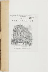 Poster and press clippings for the theatrical performance Elizabeth, la femme sans homme on 20 September 1945 at Théâtre de la Renaissance