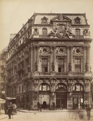 Theatre de la Renaissance facade in Paris 1890