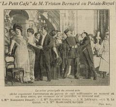 Le Petit Café play by Tristan Bernard at Palais-Royal Theatre October 12 1911