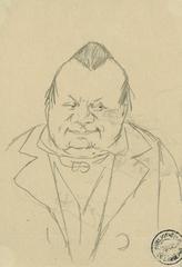 Portrait of Lhéritier as Letrinquet in La Station Champbaudet by Eugène Labiche and Marc-Michel at Théâtre du Palais-Royal