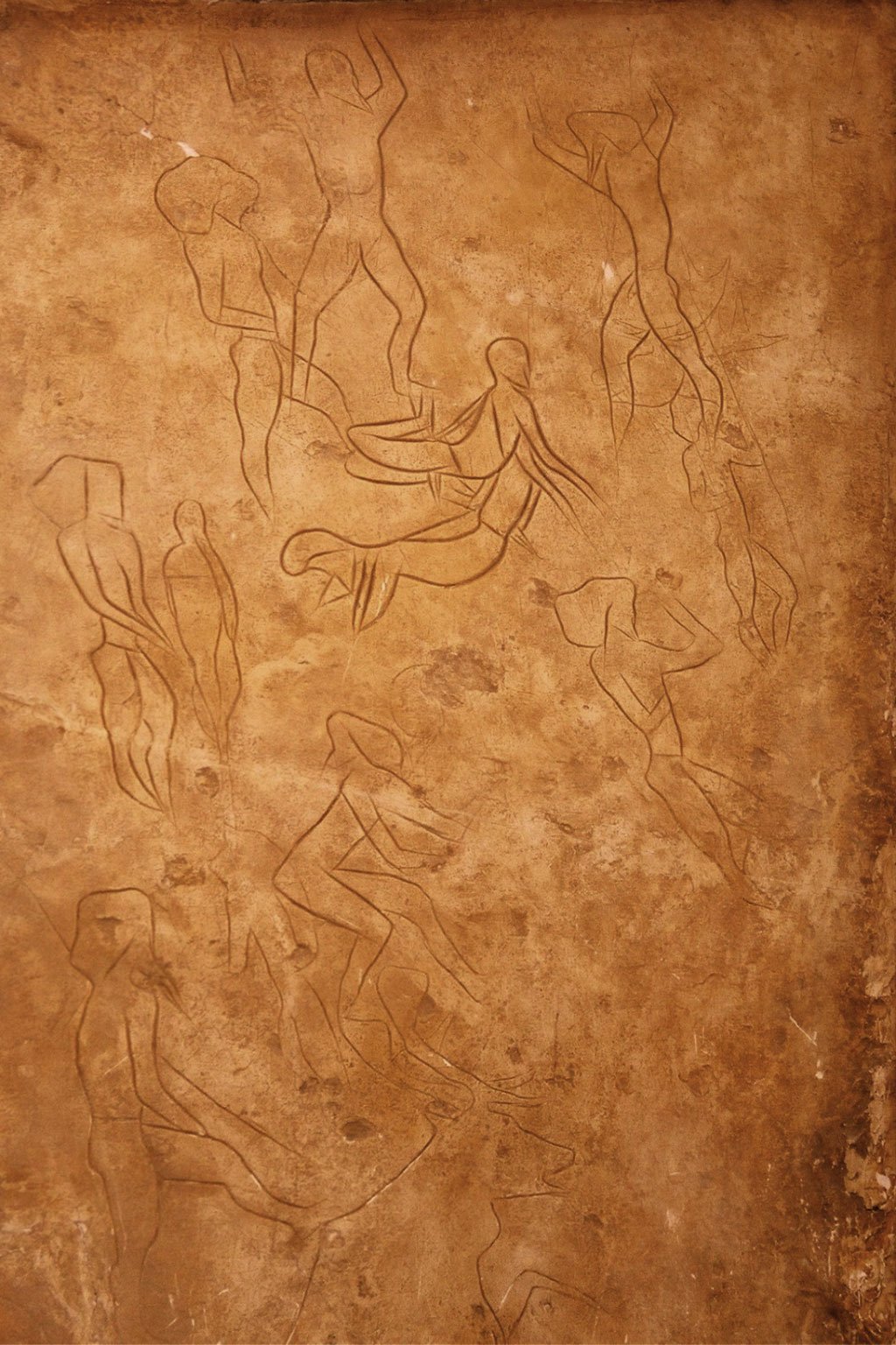 Grotta Dell'Addaura rock carvings in Palermo Italy