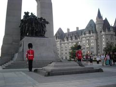 Tomb of the Unknown Soldier at the National War Memorial in Ottawa