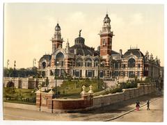The Tonhalle music hall in Zurich, Switzerland, early 20th century photochrom print