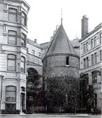 Restored La Tour Noire surrounded by Grande Fabrique Esders buildings after Vierge-Noire Quarter redevelopment
