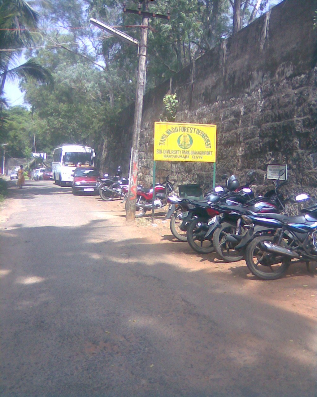 Udayagiri Fort scenic view with lush greenery and fort structures