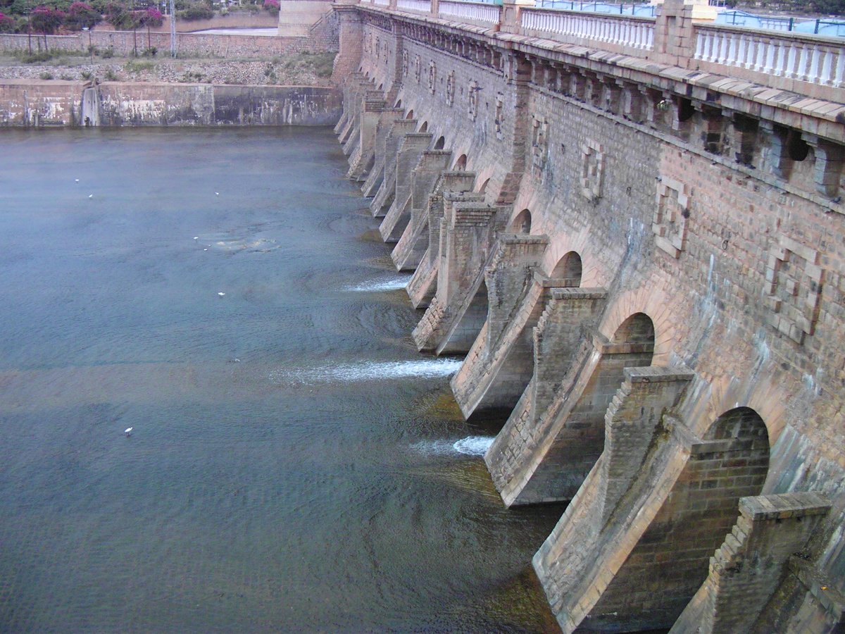 Linganamakki Dam in Karnataka, India