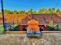 Sree Ananthapadmanabha Swamy temple in Kumbla Kerala surrounded by square water tank