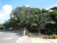 Elliptical Road roundabout with Quezon Memorial Circle in Quezon City, Philippines