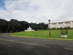 Hardin ng mga Bulaklak garden at Quezon Memorial Circle with vibrant flowers and greenery